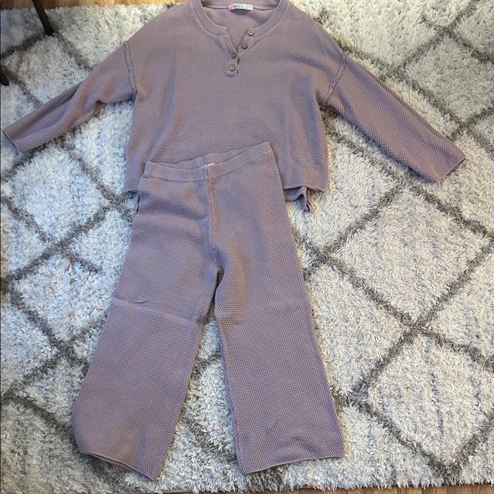 Free People Mauve Pajama Set